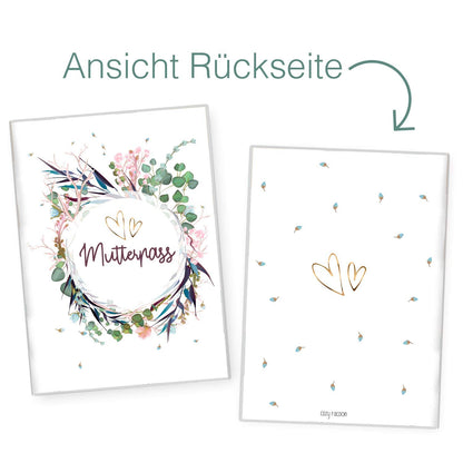 Flower Party Mutterpasshülle Ohne Personalisierung