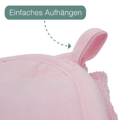 Rosa Kinder Kapuzenhandtuch für Kleinkinder und Kinder