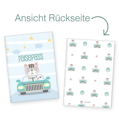 Cat Reisepasshülle für Kinder
