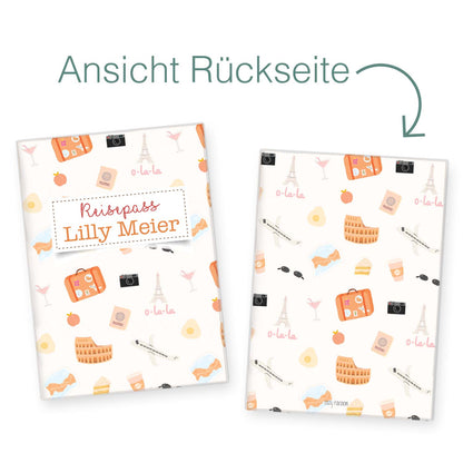 Sightseeing Reisepasshülle für Kinder Mit Personalisierung
