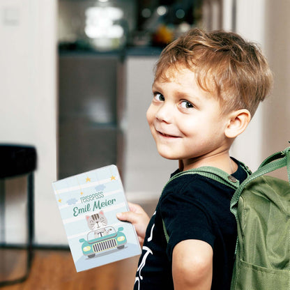 Cat Reisepasshülle für Kinder Mit Personalisierung