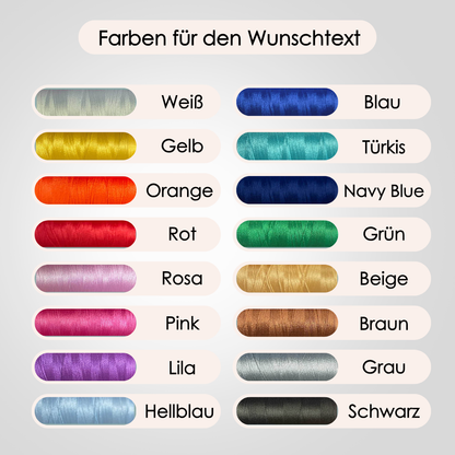 Regenbogen Pastell Mutterpasshülle aus Filz Mit Personalisierung